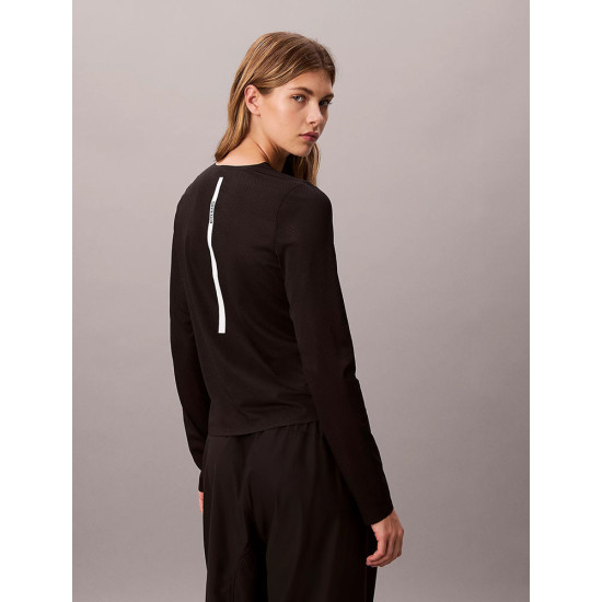 Calvin Klein Γυναικεία μακρυμάνικη μπλούζα Performance Mesh Long Sleeve T-shirt